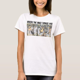 Vilda saker och Max som gungar från träd T Shirt