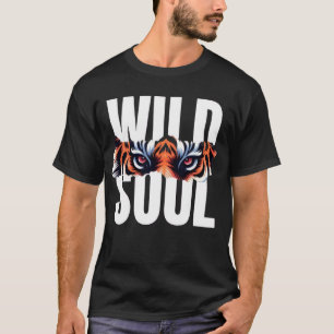 Vilda själen Tiger Eyes Grafisk T-Shirt Vildsint