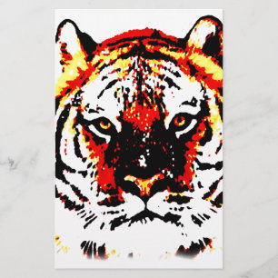 Vilda tigerögon brevpapper