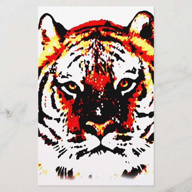 Vilda tigerögon brevpapper (Framsida)