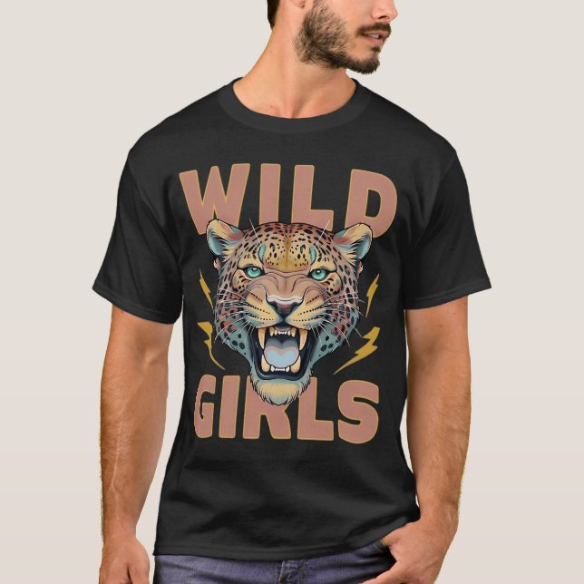 Vilda Tjejer T Shirt (Framsida)