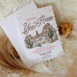 Vilda västern Bachelorette Yee Haw-resplan Inbjudningar<br><div class="desc">Kom igen tjejer! Och gör er redo att sadla upp för en cowgirl-möhippa som fångar andan av det Vilda Västern! Denna stilrena design har en lekfull typsnittsdesign med rep som vävs genom handillustrerade scener från rodeo och ökenlandskap. Perfekt för vilken brud som helst på hennes sista rodeo! Denna kollektion innehåller...</div>