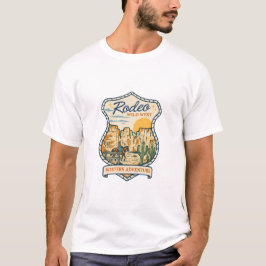 Vilda västern-riddaräventyr t shirt