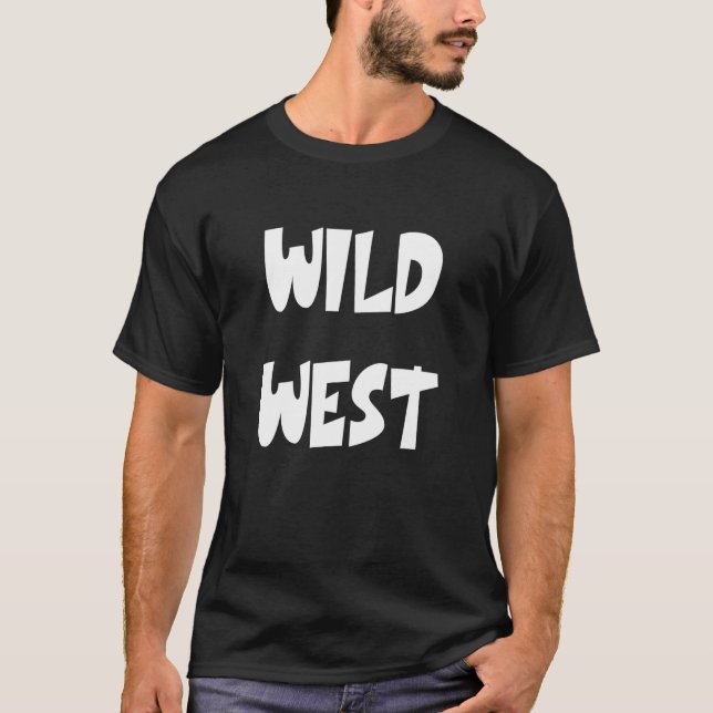 Vilda västern t shirt (Framsida)