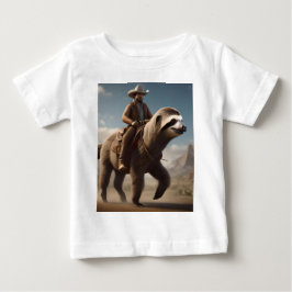 "Vilda västerns under: Cowboy som rider på en seng T Shirt