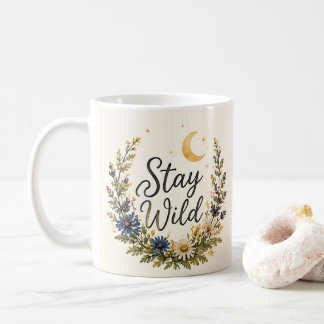 Vilda Vilda Blommor Måne Mugg Boho Blommig