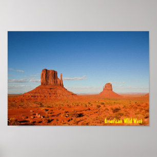 Vilda western Amerikanska Poster