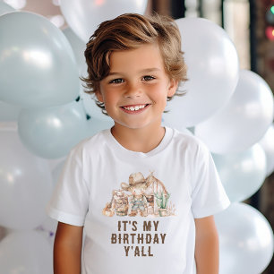 Vilda western Cowboy Det är min födelsedag. T Shirt