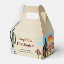 Vilda western Cowboy Födelsedagsfest Presentaskar