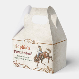 Vilda western Cowboy Födelsedagsfest Presentaskar