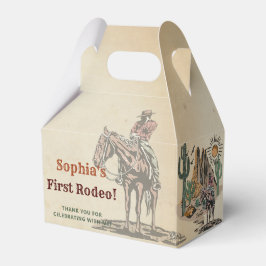 Vilda western Cowboy Födelsedagsfest Presentaskar