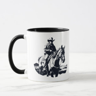 Vilda western Cowboy Horse Back Riding Mugg