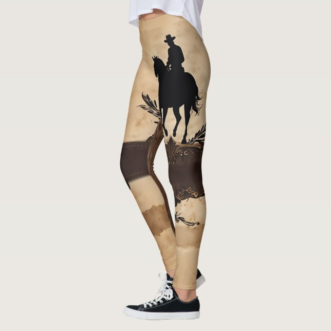Vilda western Cowboy Leggings (Vänster)