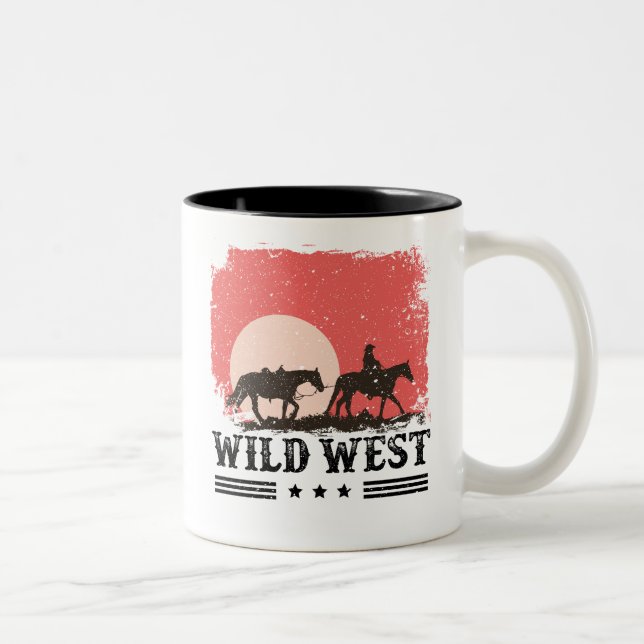 Vilda western Cowboy Mugg (Höger)
