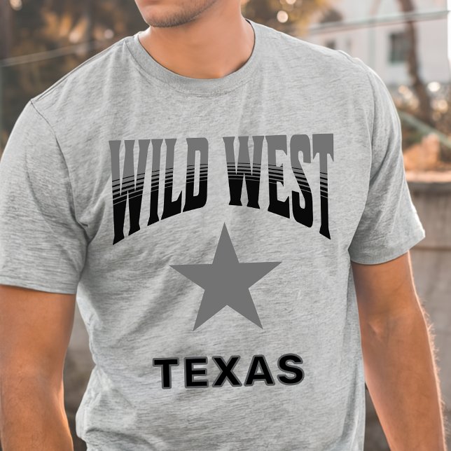 Vilda western CowboyTexas T-Shirt (Skapare uppladdad)