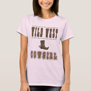 Vilda western Cowgirl Stil T-shirt