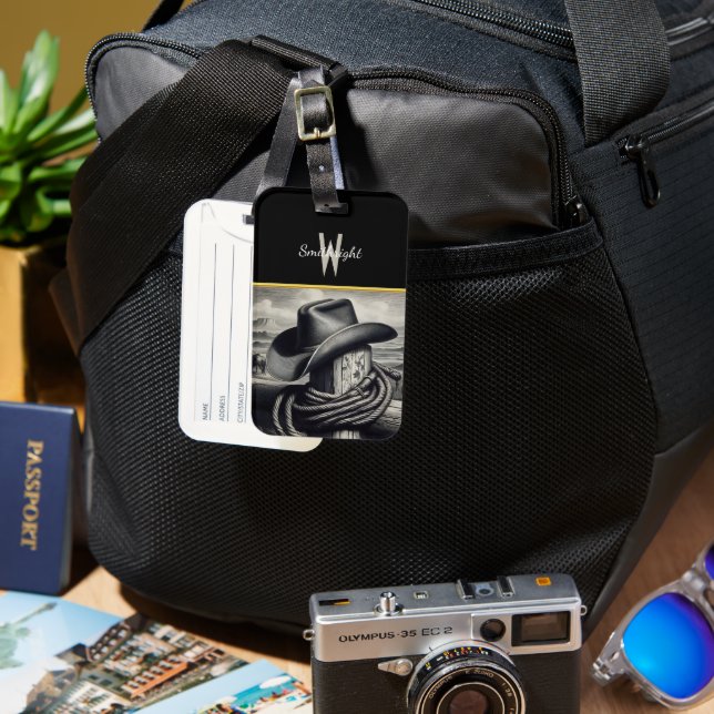 Vilda western Elegance Bagagebricka (Framsida & Baksida)