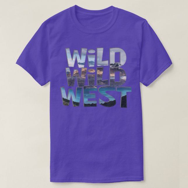 Vilda western för vild t shirt (Design framsida)