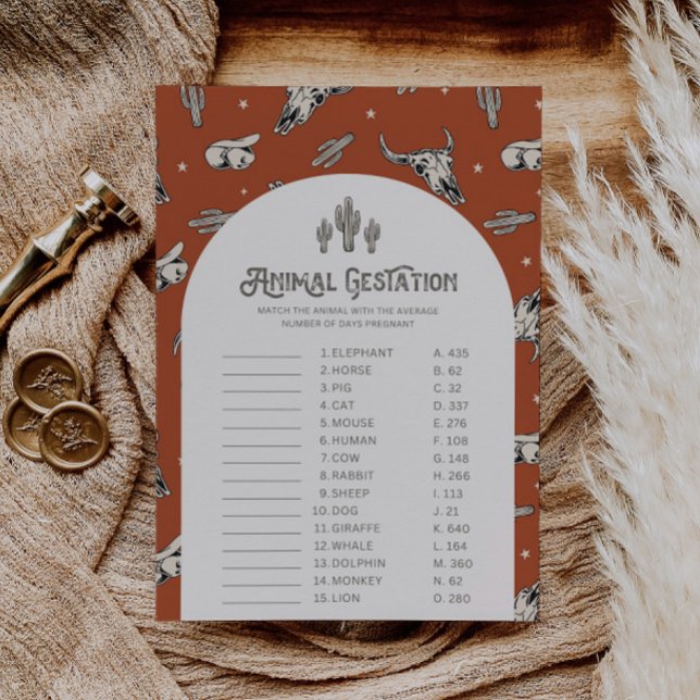 Vilda western Gestation Game (Skapare uppladdad)