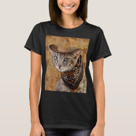 Vilda western Katt T Shirt