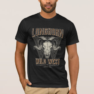 Vilda western lädervaror t shirt