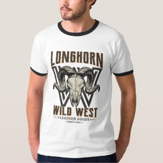 Vilda western lädervaror t shirt