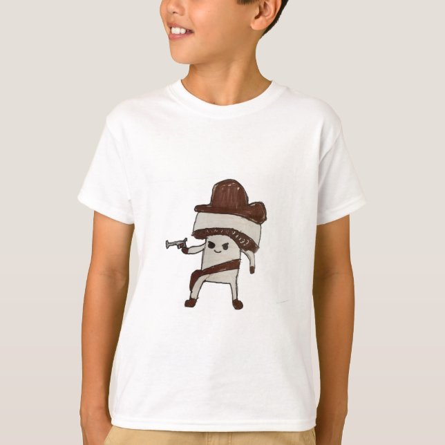 vilda western Mushroom  T Shirt (Framsida)