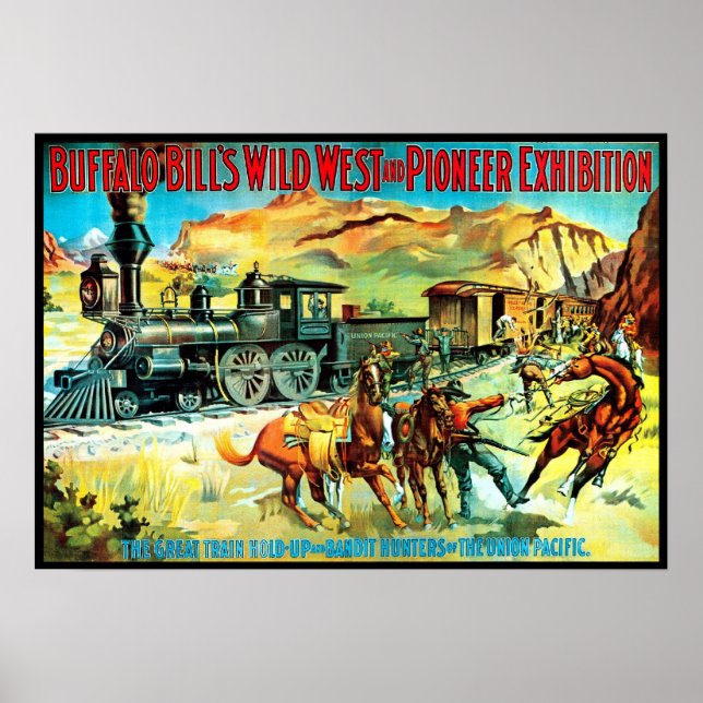 Vilda western och pioneer - Skriv ut Poster (Framsidan)