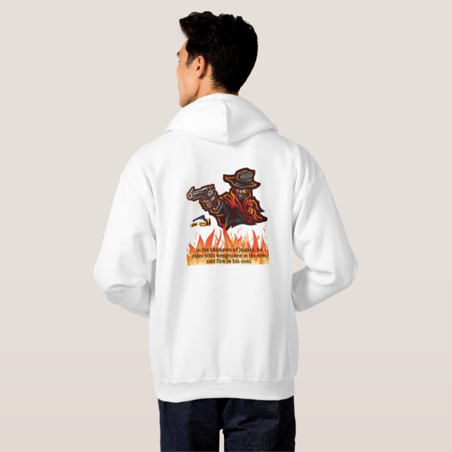 Vilda western Outlaw Hoodie (Hel baksida)