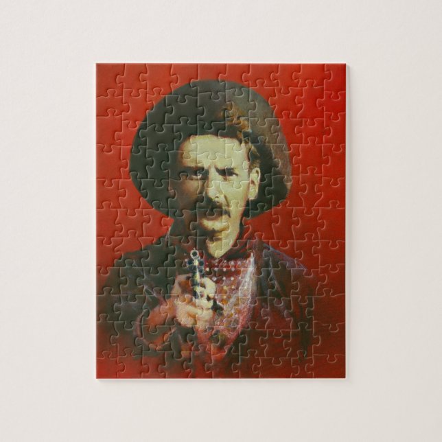 Vilda western Outlaw Jigszle Puzzle Pussel (Vertikal)