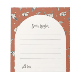 Vilda western Party Time Capsule Anteckningsblock