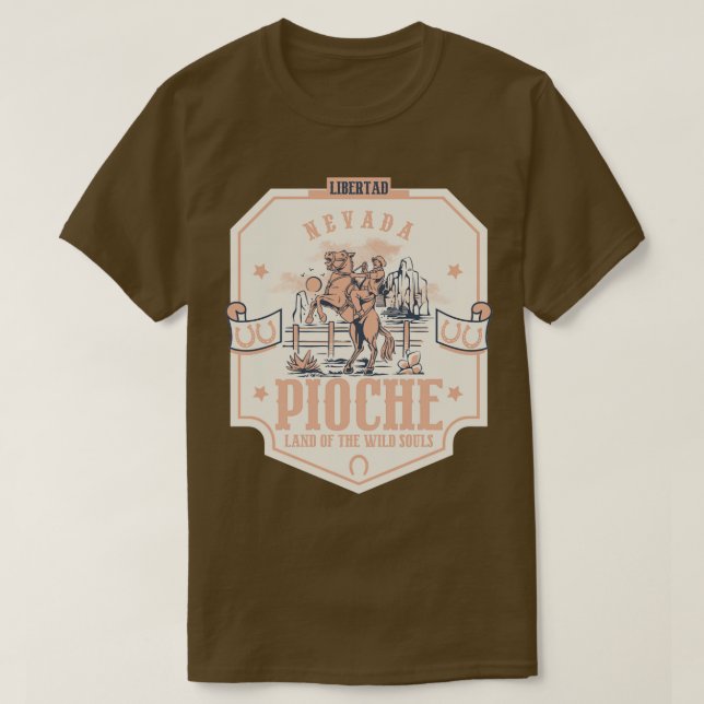 Vilda western Pioche Nevada 1 T Shirt (Design framsida)