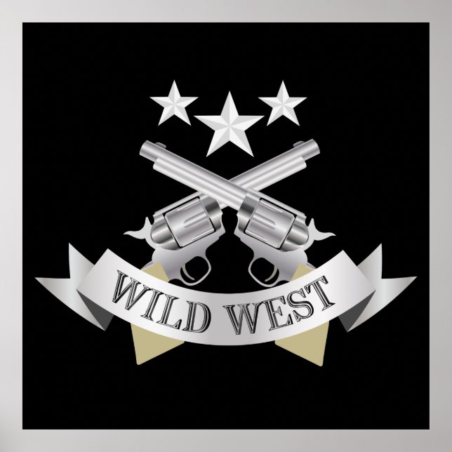 Vilda western poster (Framsidan)