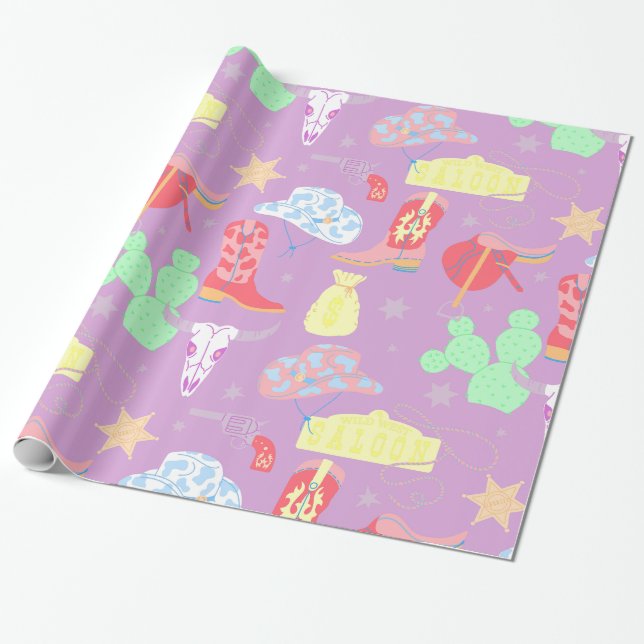 vilda western presentpapper (Utrullad)