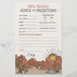 Vilda western Rodeo-förutsägelser råd för babydusc