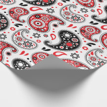 Vilda western Rodeo jul Bandana Paisley Mönster