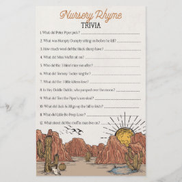 Vilda western Rodeo-plantskolan Rhyme trivia babyd