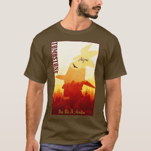 vilda western staden gravsten Arizona T Shirt