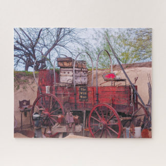 Vilda western Stage Coach Puzzle Pussel