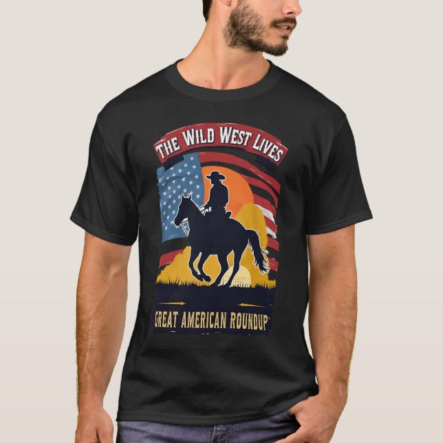 vilda western t shirt (Framsida)