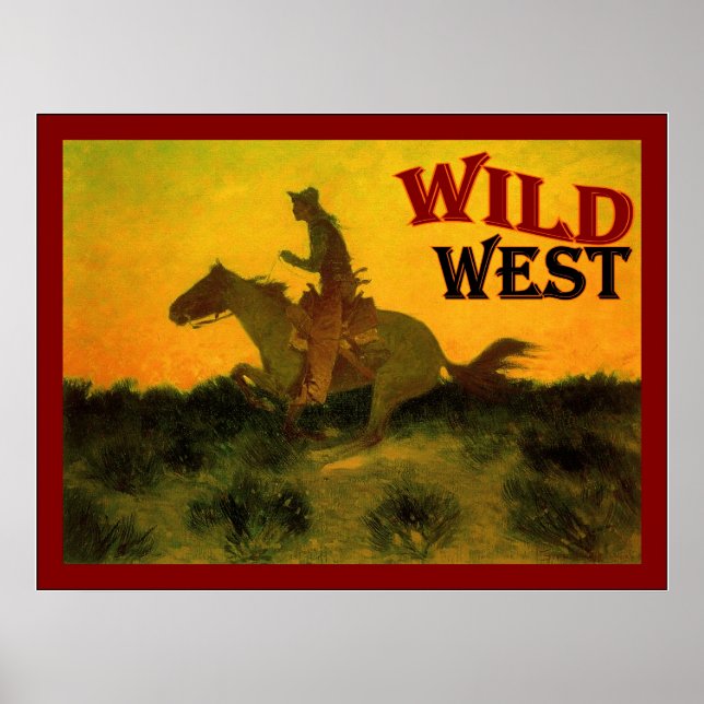 VILDA WESTERN ~ VINTAGE AFFISCH (Framsidan)