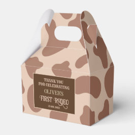 Vilda western western cowboyfödelsedag presentaskar