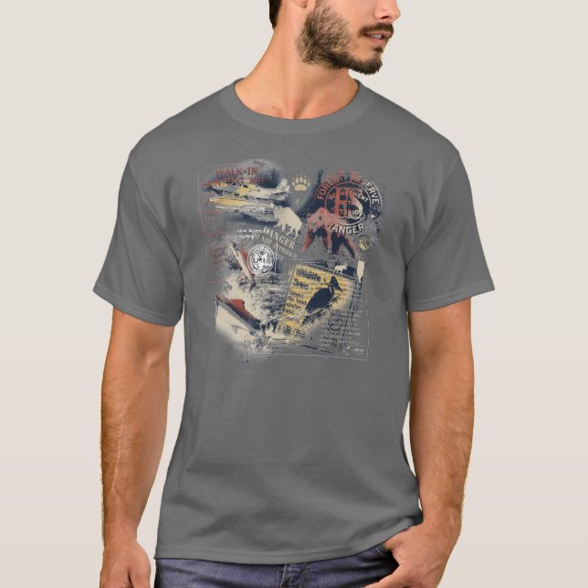 VILDAMERIKAN GRIZZ T-SHIRT (Framsida)