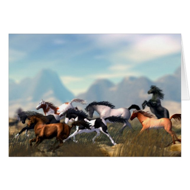 Vildandar Hälsningskort (Framsidan Horizontal)