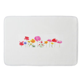 vildängblommor badrumsmatta