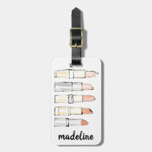 VildApple skissar färgrik modern läppstift Bagagebricka