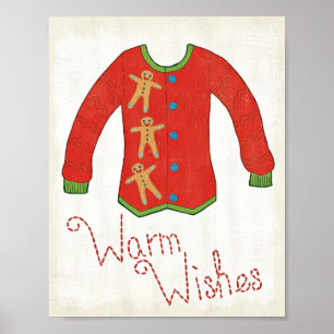 VildApple varmt önskemål - pepparkaksgubbe Poster