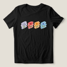 Vildblomma Akvarell T-Shirt 