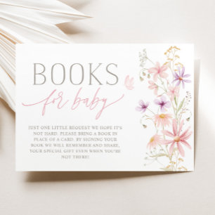 Vildblomma Barnkalas Bok för bebis kort