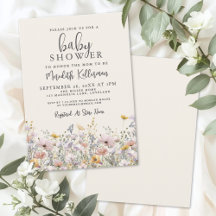 Vildblomma Barnvakt Shower